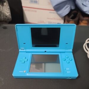 Blue Nintendo Handheld Gaming Console